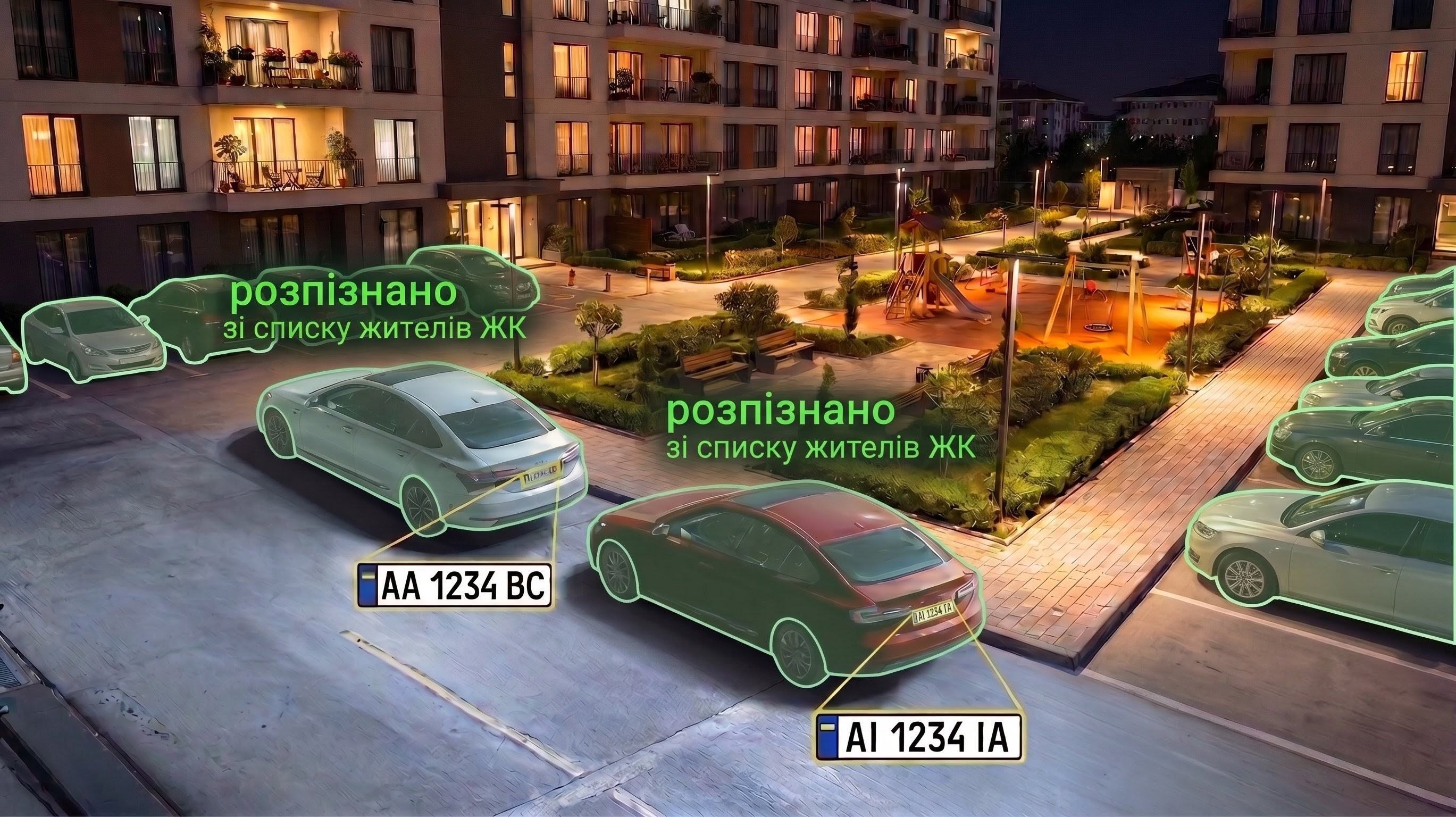 Закритий простір житлового комплексу для резидентів